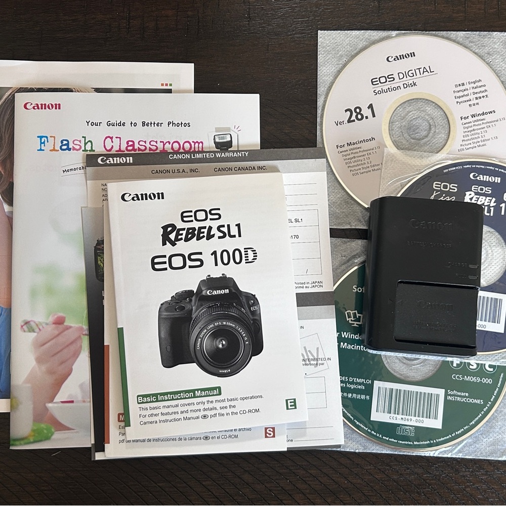 Canon EOS Rebel SL1 Digital SLR Camera with 18-55mm lens Gently Used - Like New - Picture 5 of 6